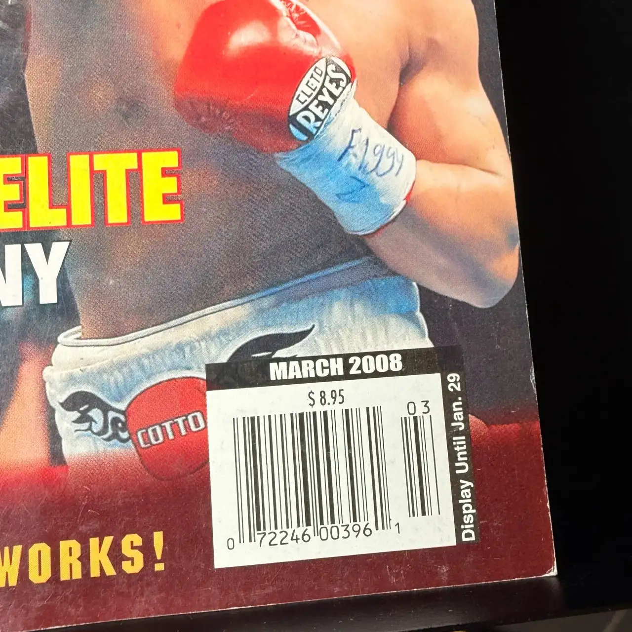 The Ring Magazine Miguel Cotto vs Sugar Shane Mosely March 2008 – photo 2