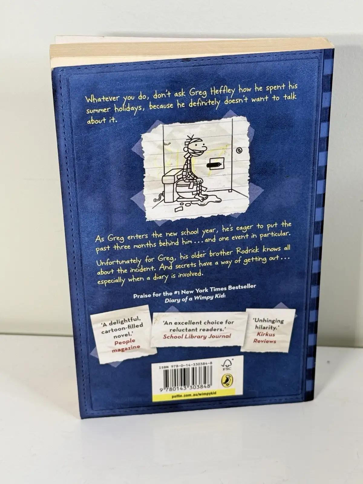 Jeff Kinney Diary of a Wimpy Kid: Rodrick Rules Hardcover Illustrated Ages 9-12 – photo 2