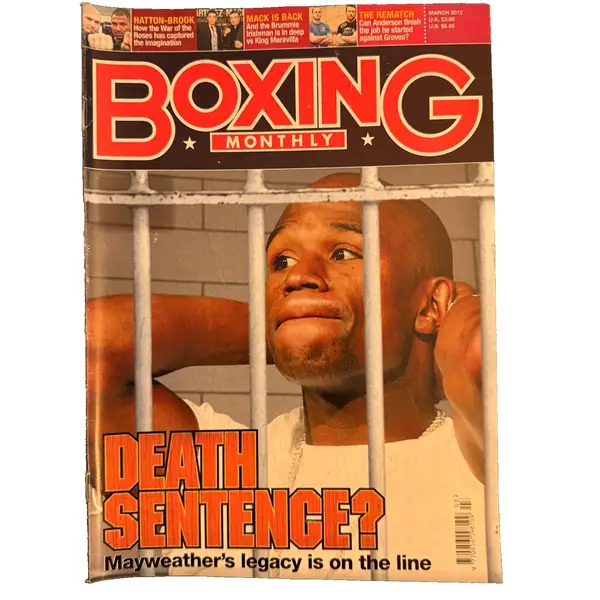 Floyd Mayweather death sentence boxing monthly magazine behind bars image 2012