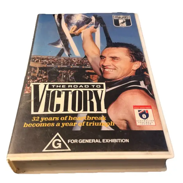 The Road To Victory Collingwood Magpies VHS Video