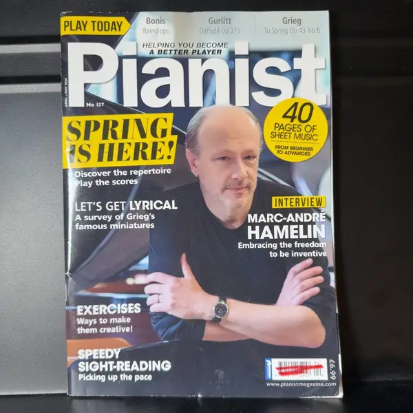 Pianist magazine Marc Andre Hamelin 40 pages sheet music #137