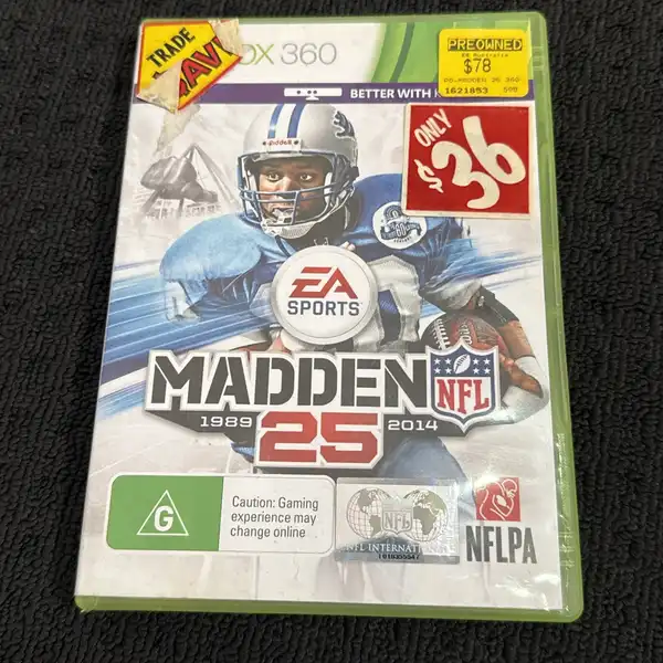 Madden NFL 25, Microsoft Xbox 360 No Manual - 001