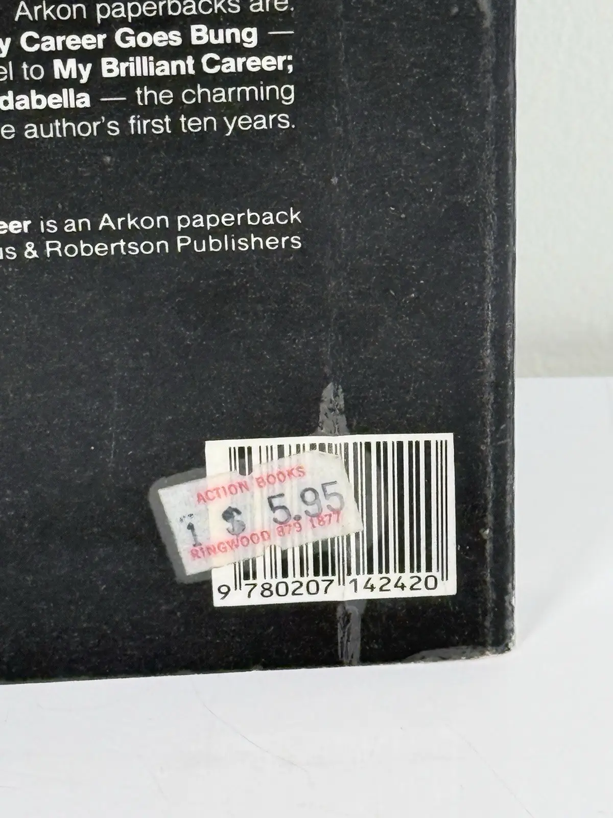 Miles Franklin My Brilliant Career Paperback Reprint Angus & Robertson 1979 – photo 4