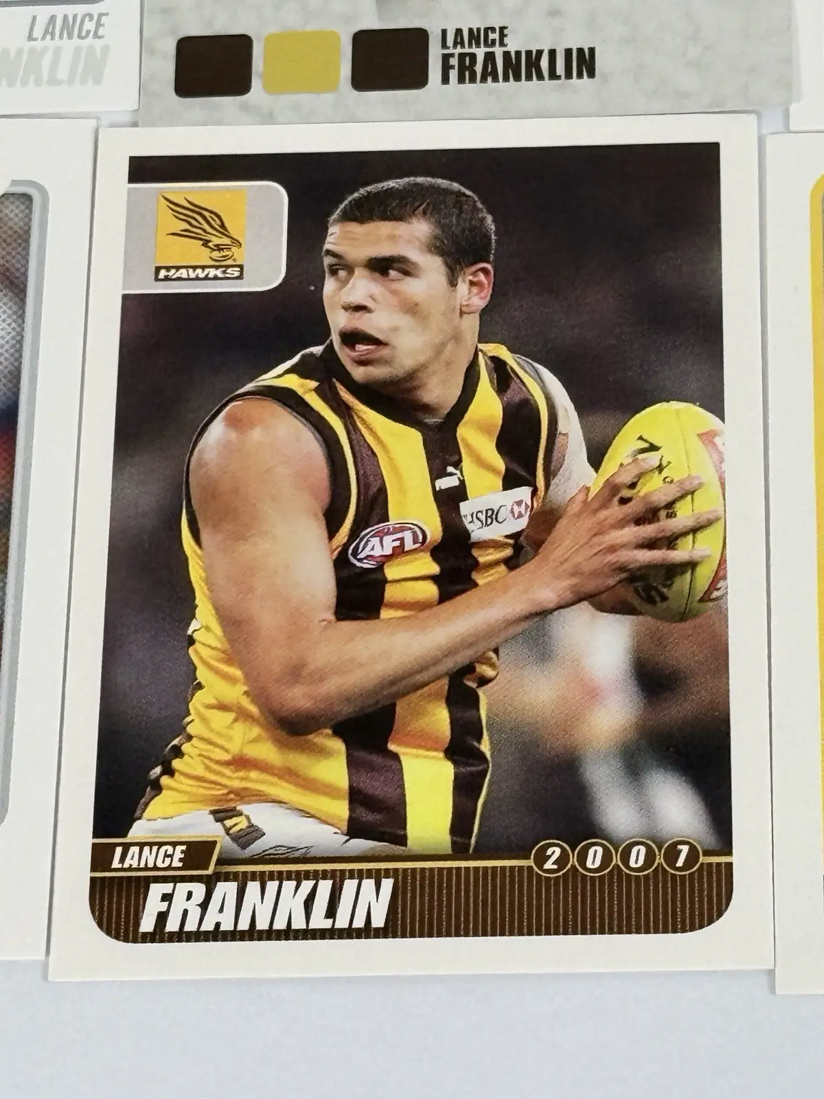 6xLance Franklin Hawthorn Hawks AFL cards Sharp Shooterx2 Trading Card bundle – photo 4