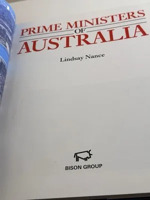 Prime Ministers of Australia by Lindsay Nance (Hardcover Illustrated, 1989) – photo 5