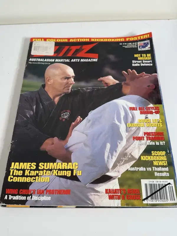 BLITZ Australasian Martial Arts Magazine Vol 12 No 9 James Sumarac Vintage