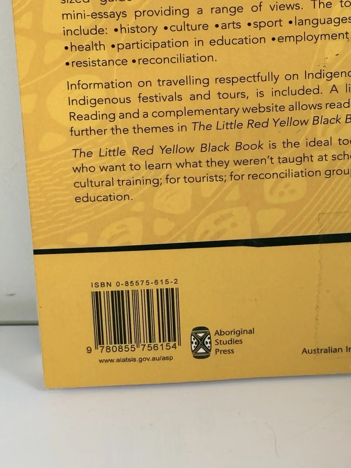 The Little Red Yellow Black Book: Introduction to Indigenous Australia PB ISBN – photo 3