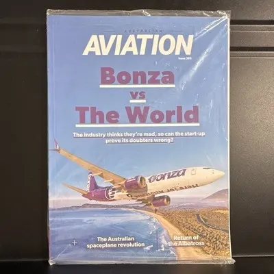 australian aviation magazine issue 385 "bonza vs the world" aircraft topic