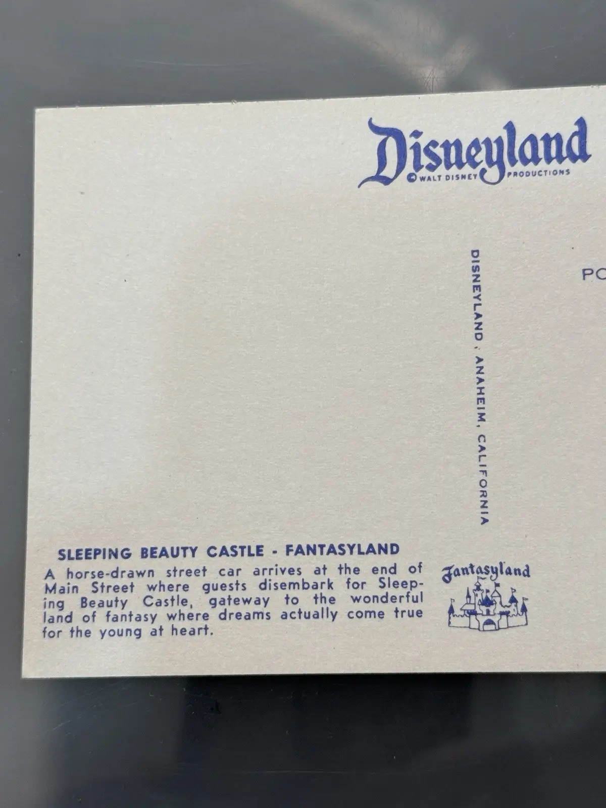 Disneyland Sleeping Beauty Castle Fantasyland Postcard Anaheim CA DT-35924-C – photo 5