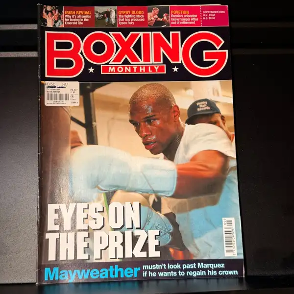 Floyd Mayweather cover boxing monthly magazine September 2009