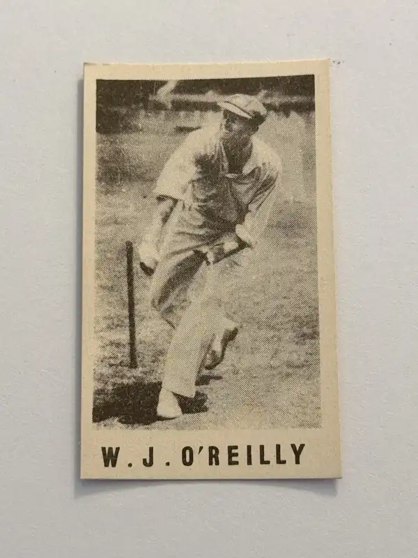 W. J. O'Reilly (Bill O'Reilly) New South Wales Cricket Sports Trading Card