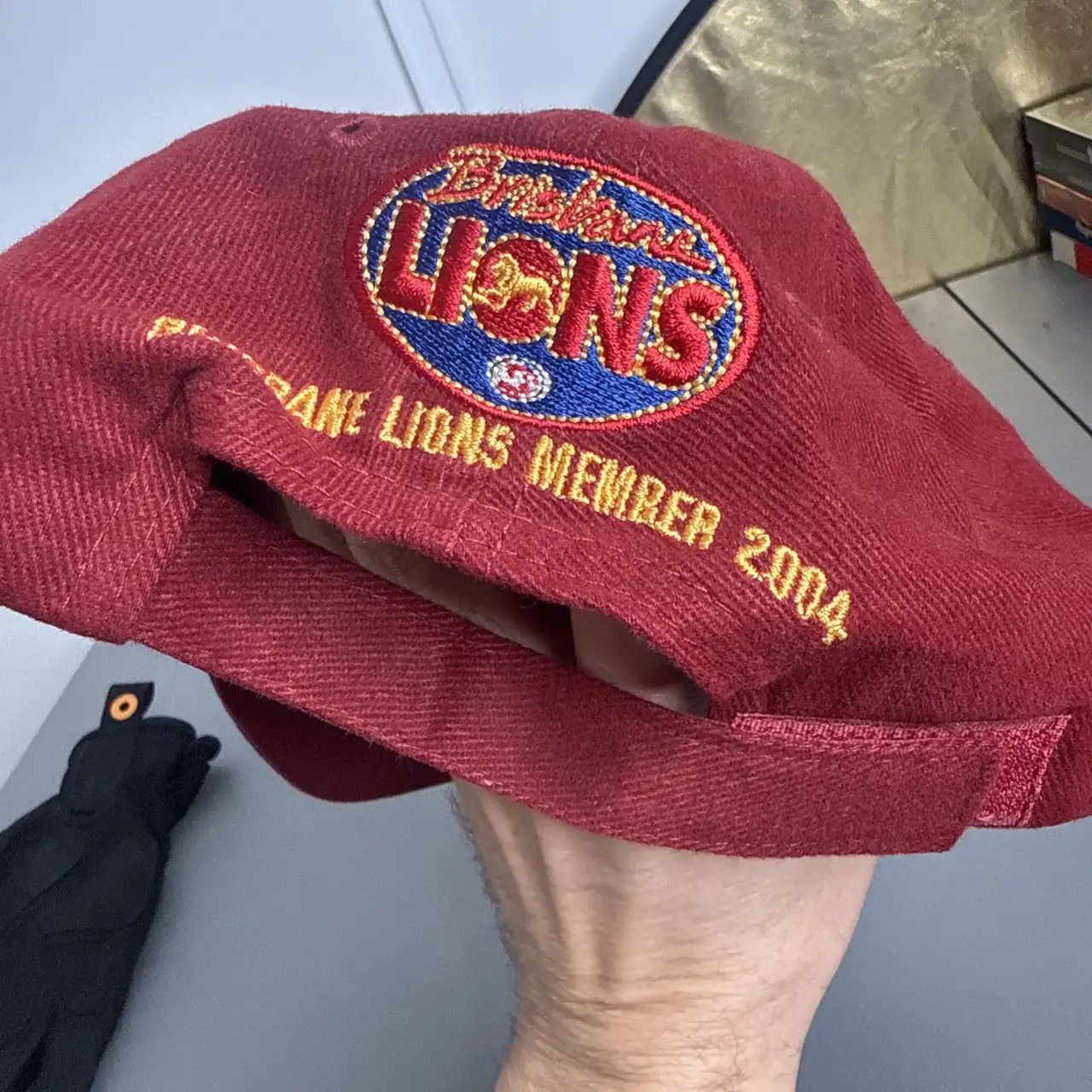 2004 Brisbane Lions Membership Cap Maroon Member Of Pride Unworn – photo 3