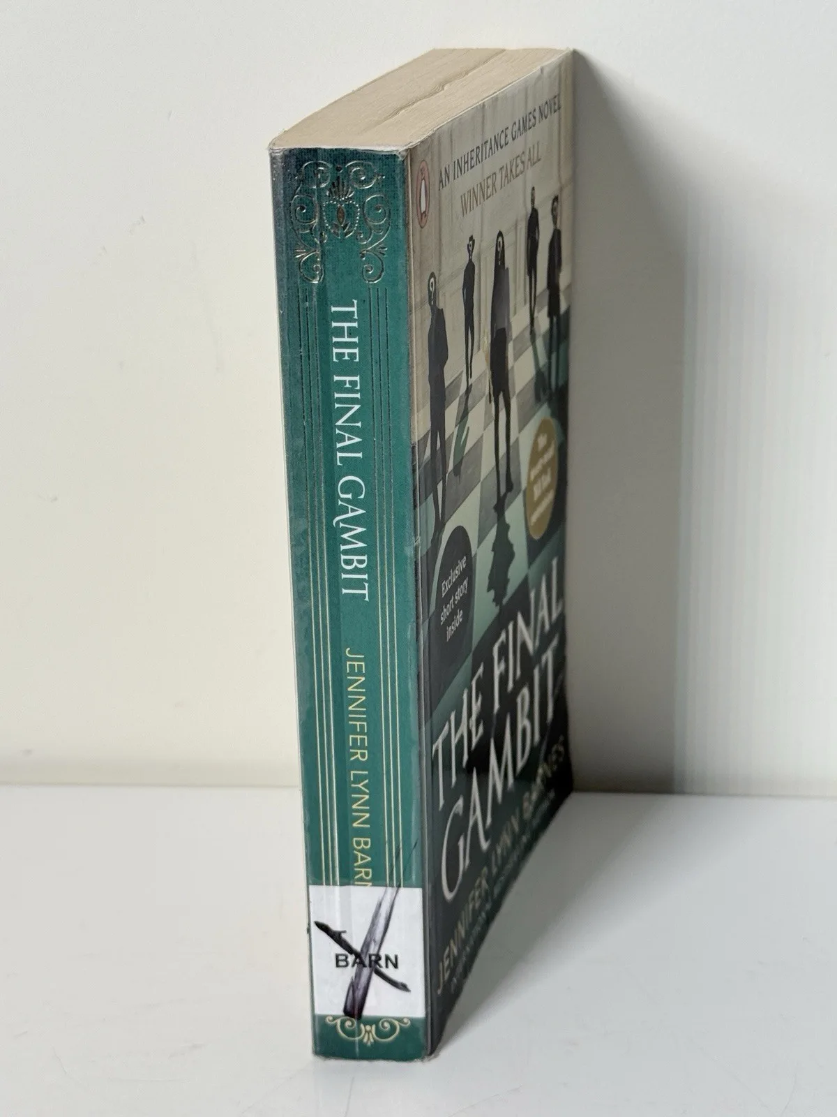 The Final Gambit (Inheritance Games) Jennifer Lynn Barnes PB ex library Penguin – photo 2