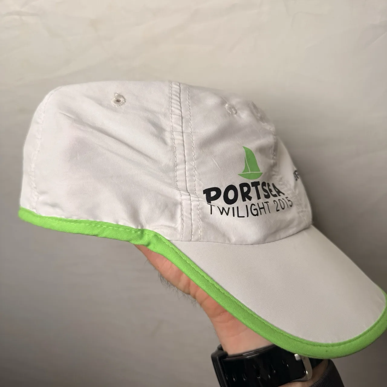 Portsea Twilight Victoria Running Cap White Green – photo 6