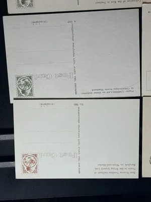 6 Vintage Thailand Postcards Unused Chiang Mai Golden Triangle Crafts Markets – photo 9