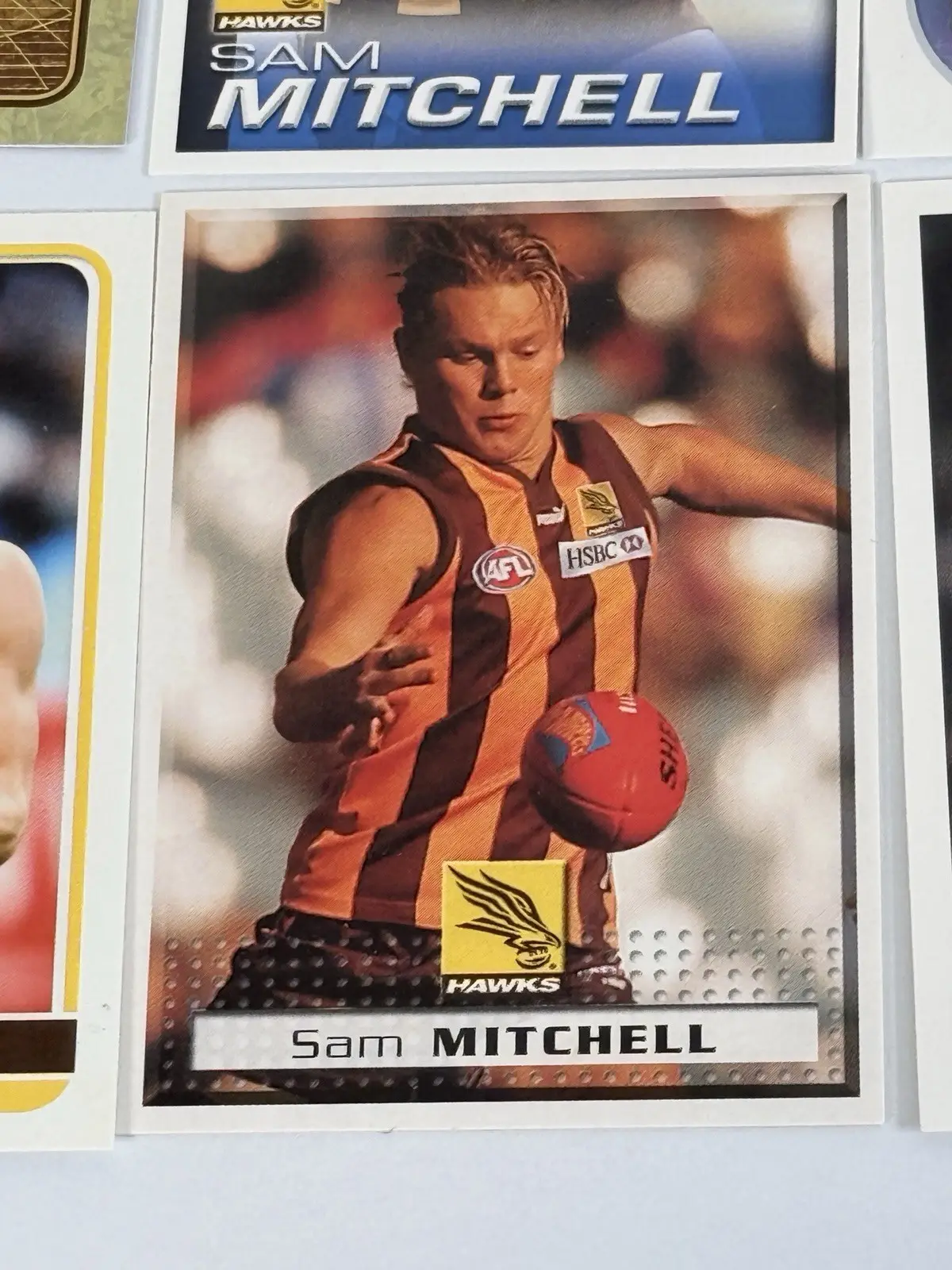 Select Sam Mitchell Hawthorn Hawks AFL 2009 Best & Fairest 6 Card Lot – photo 6