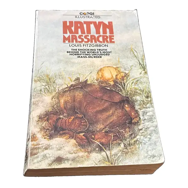 Katyn Massacre by Louis Fitzgibbon 1977 Paperback WWII WW2 POW War Crimes Stalin