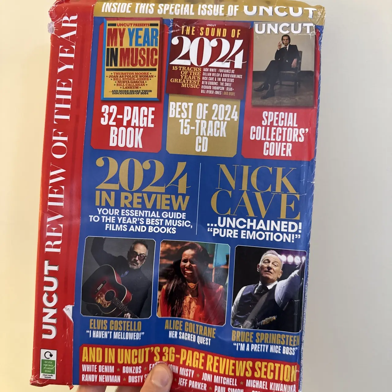 UNCUT Magazine Nick Cave Review Of The Year 2024 With Best Of CD New Sealed – photo 2