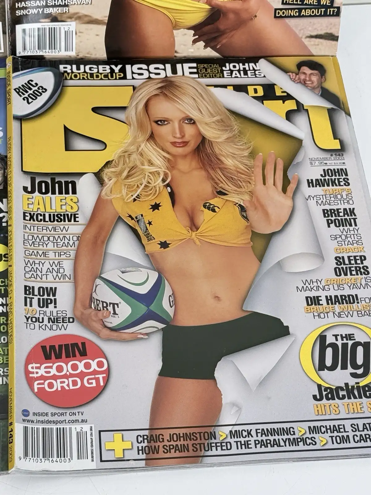 4xinside sport magazines Jackie O rugby tennis AFL – photo 4