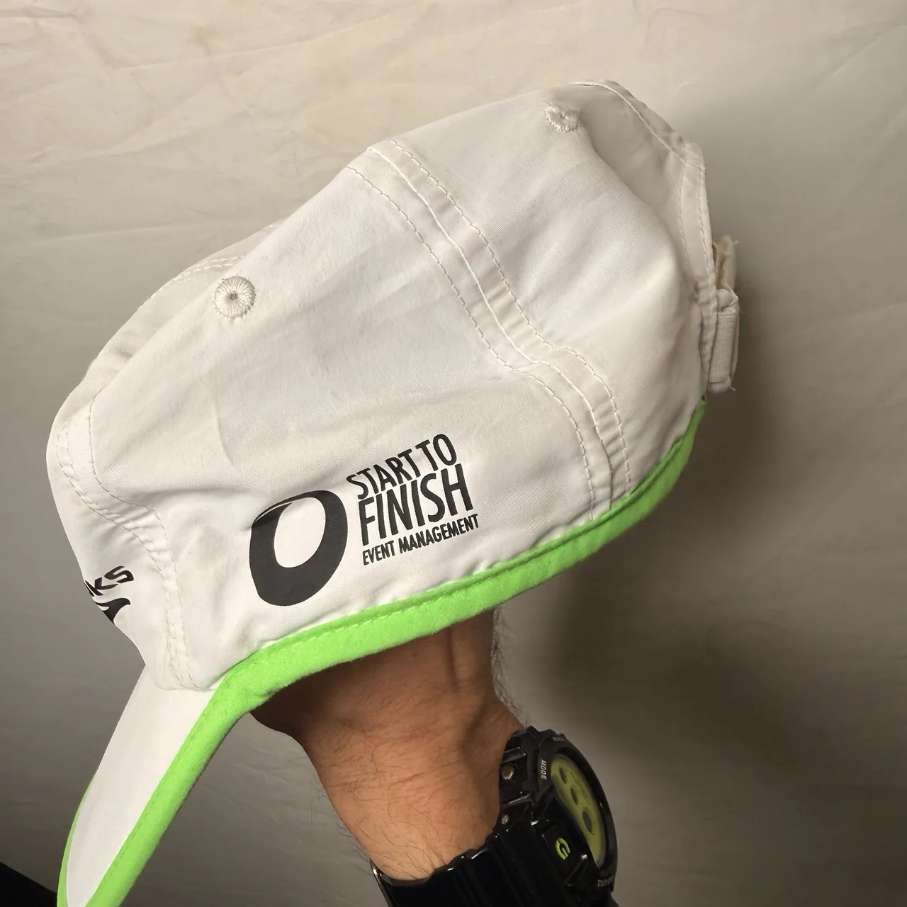 Portsea Twilight Victoria Running Cap White Green – photo 8