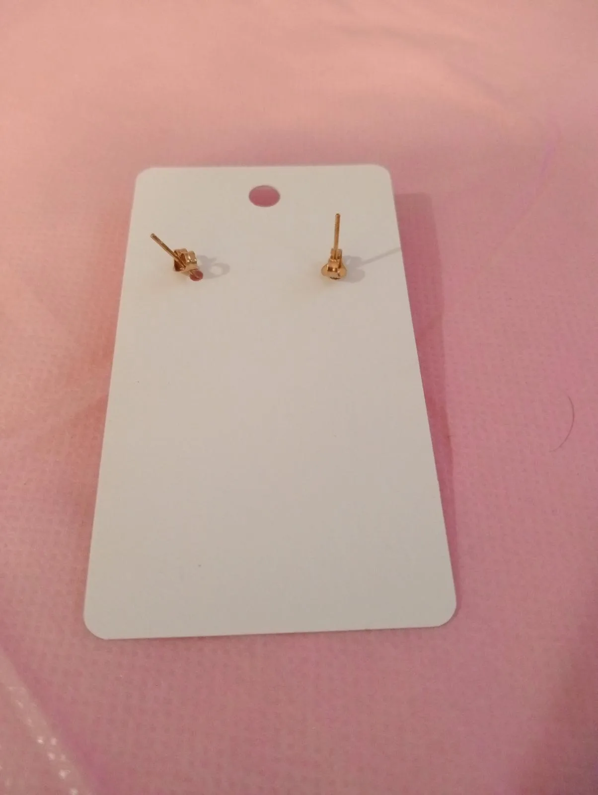 Gold ball earrings — photo 2
