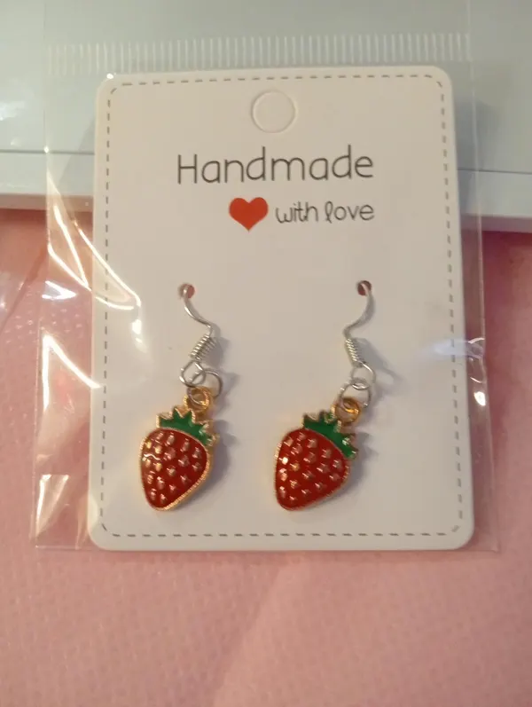 Strawberry earrings