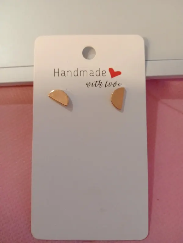 Half circle earrings