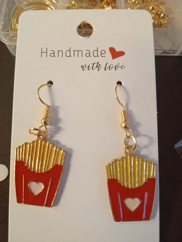 Handmade french fries Earrings