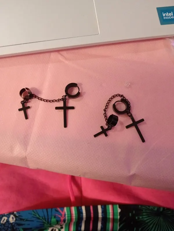 Cross earrings