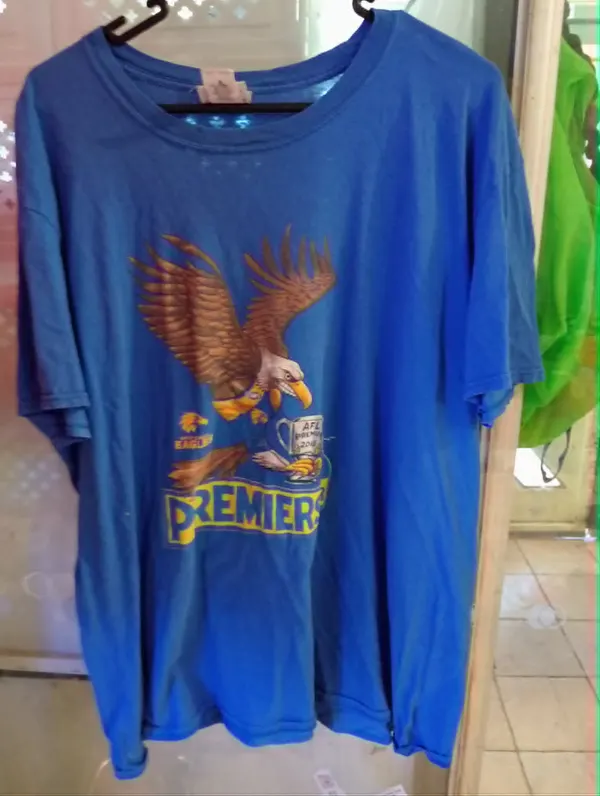 Mens west coast eagles tshirt