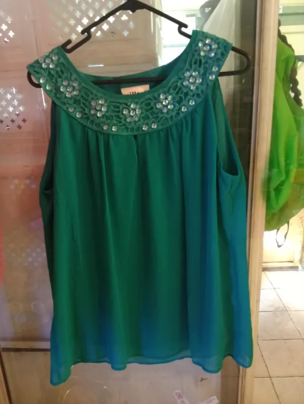 Women's Green Blouse