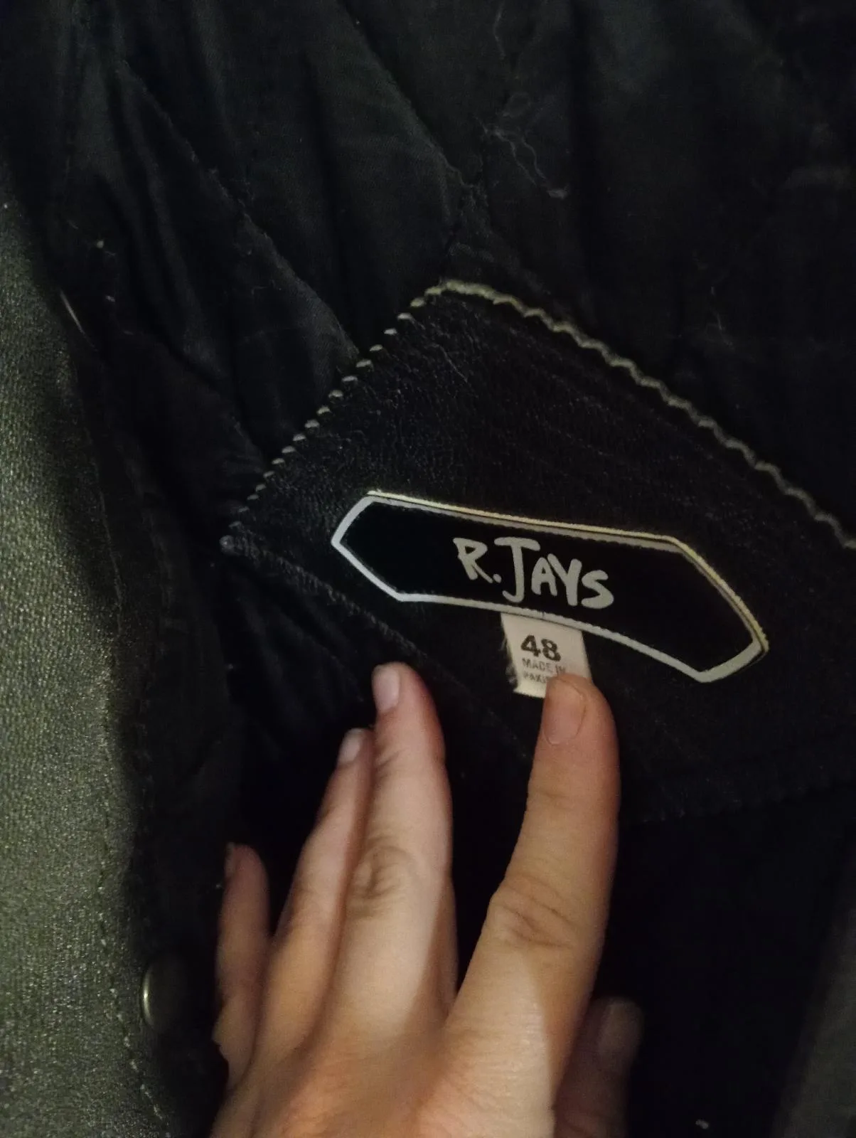 Leather motorbike jacket – photo 2