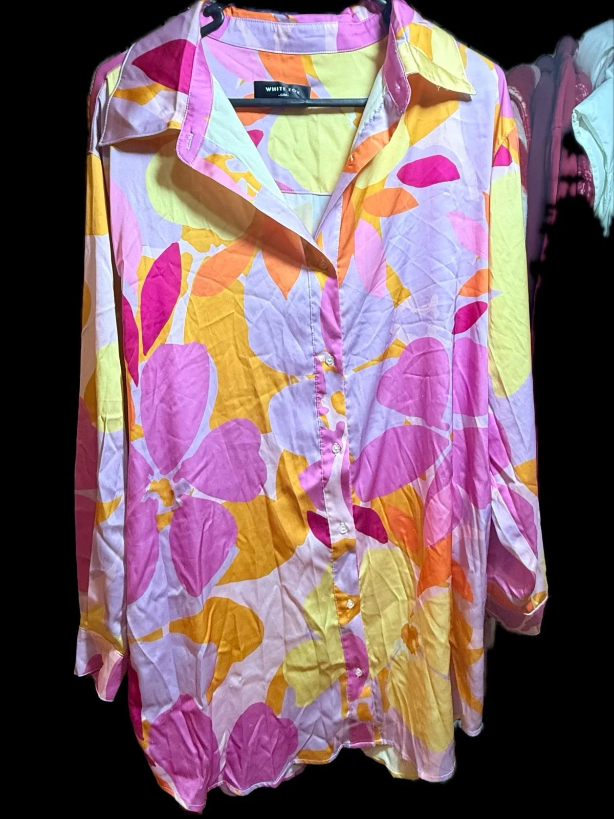 White fox Island dream shirt dress — photo 3