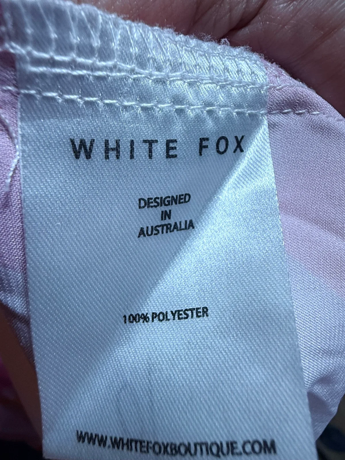 White fox Island dream shirt dress — photo 5