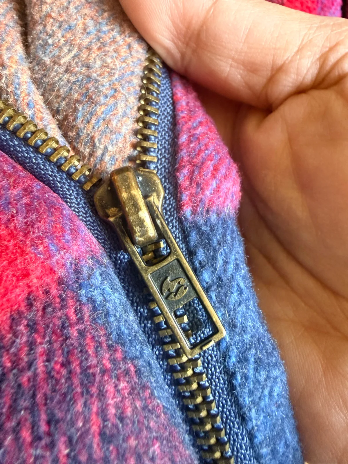 Vintage Billabong multi-colored striped fleece jacket — photo 4