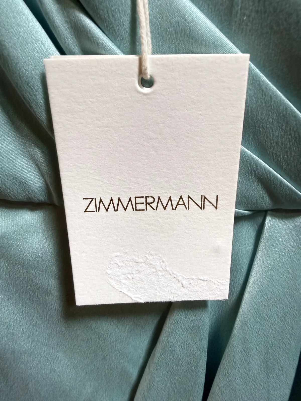 Zimmermann Suede Silk Plunge Dress Rrp 450 — photo 6