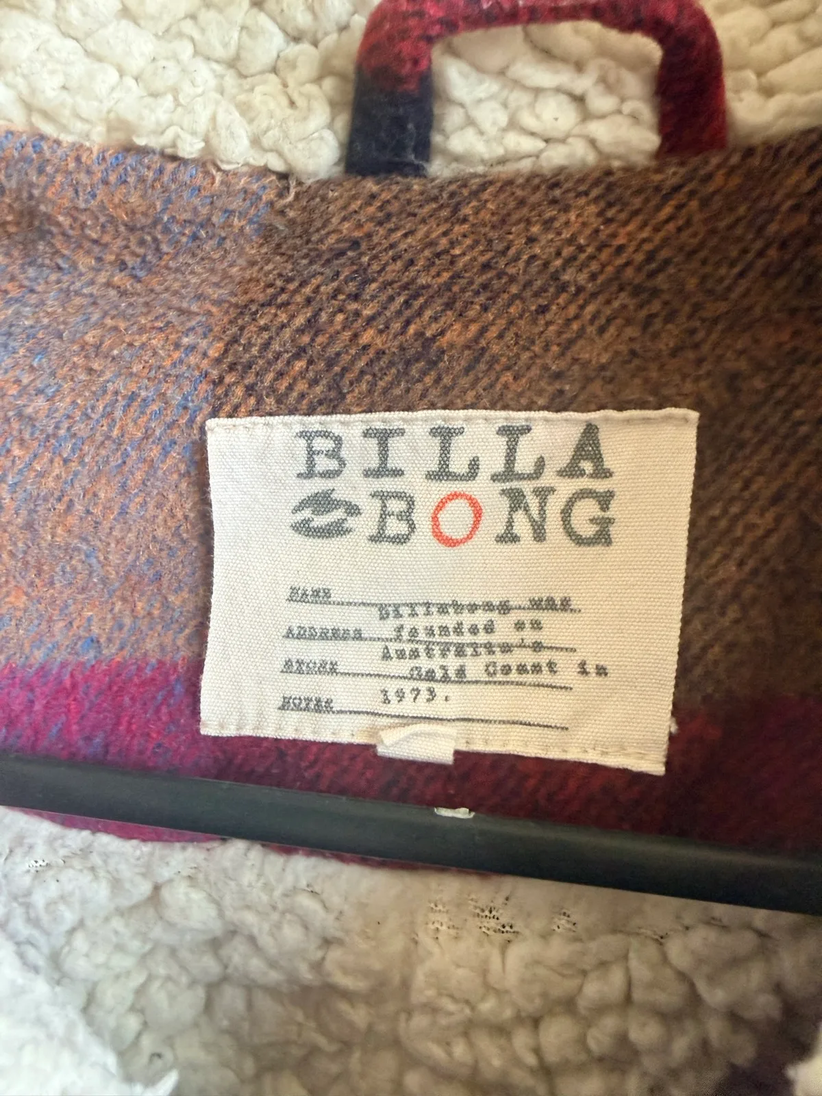 Vintage Billabong multi-colored striped fleece jacket — photo 2