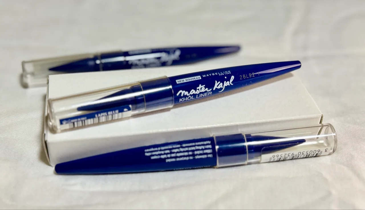 3x Maybelline Master Kajal Kohl Eyeliner Lapis Blue Waterline Cream Stick — photo 2