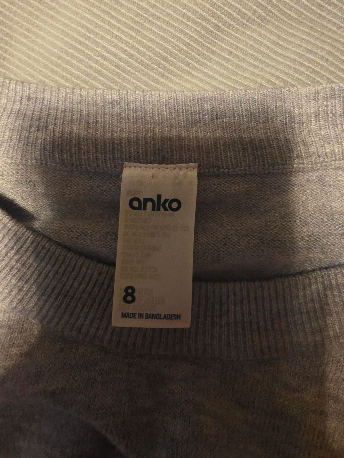 Grey Anko Women's Knit Sweater Jumper Size 8 AU EUC — photo 4