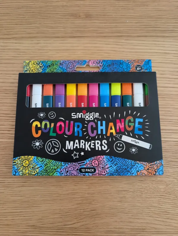 Smiggle Colour Change Markers (12 Pack)