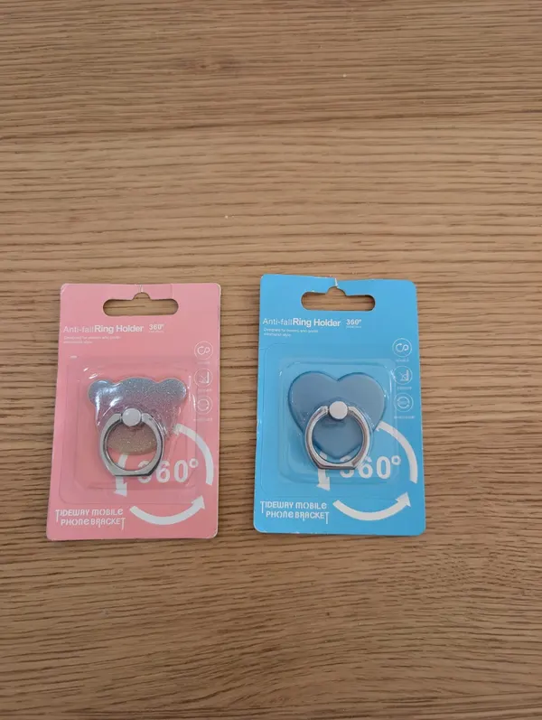 Phone Anti-Fall Ring Holder 2 Set