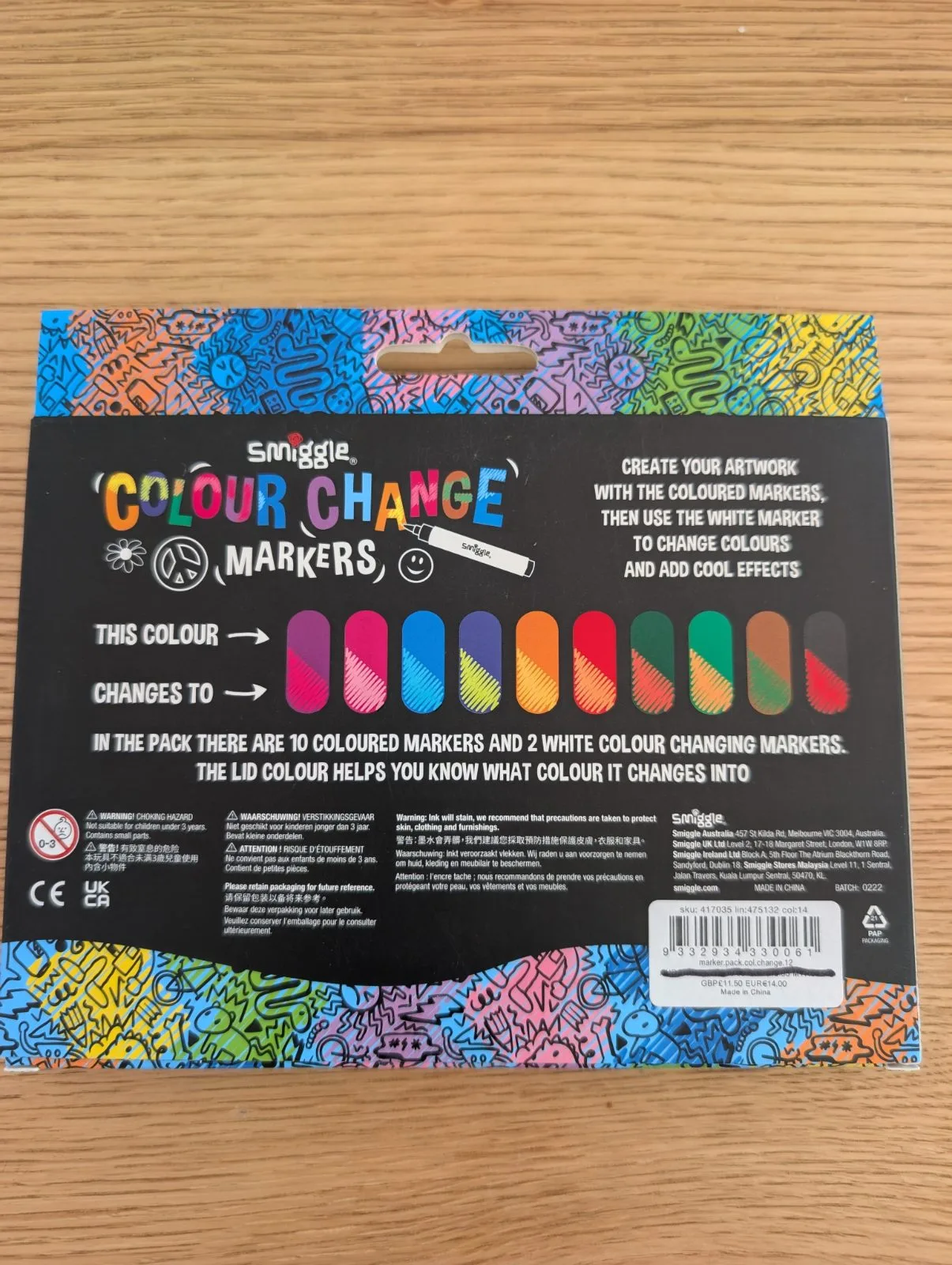 Smiggle Colour Change Markers (12 Pack) – photo 2