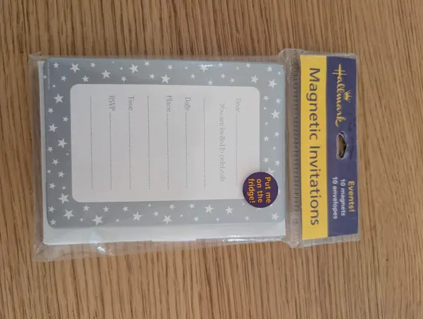 Hallmark Silver Magnetic Invitations