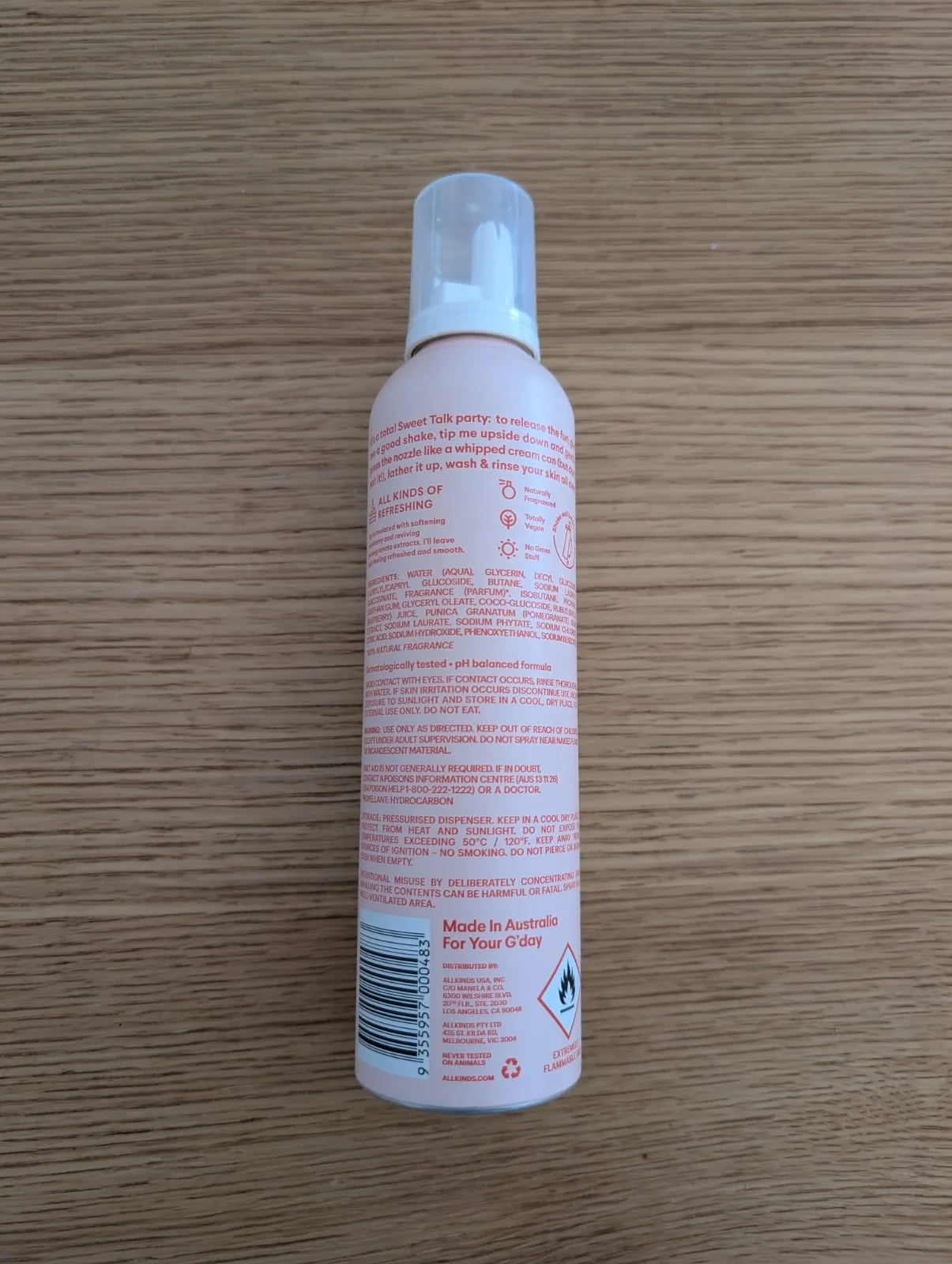 Allkinds Sweet Talk Whipped Shower Foam – photo 2