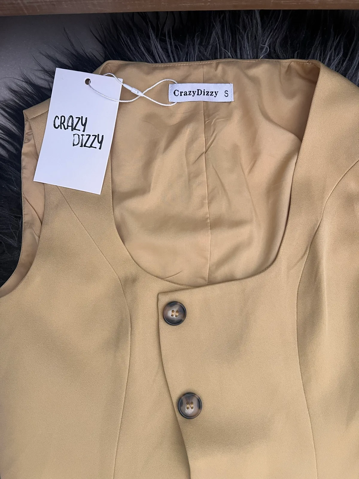 Set of vest and skirt size 8 – photo 2