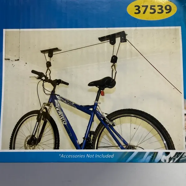 Bike Hoist Ceiling Mounted bicycle storage also kayak ladder surfboard rack