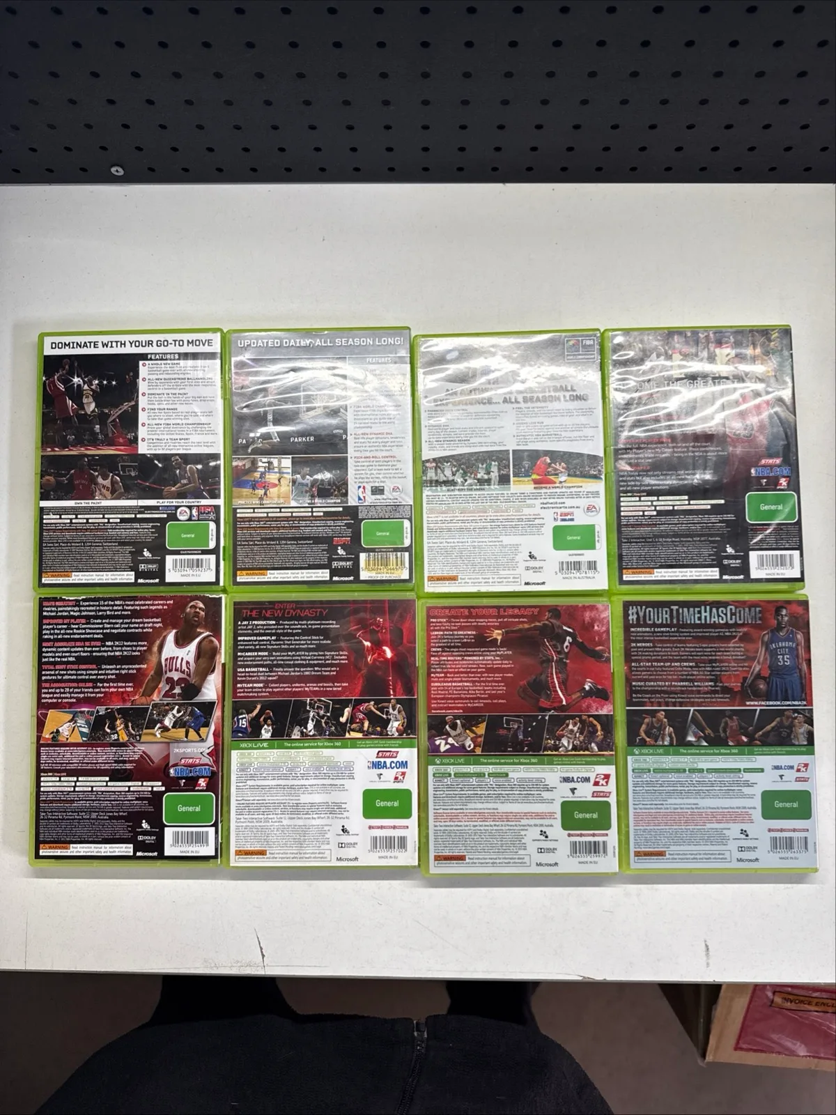 Xbox 360 NBA 2K 11,12,13,14,15 - NBA Live 08,09,10 All w' Manual 8x Game Bundle — photo 3