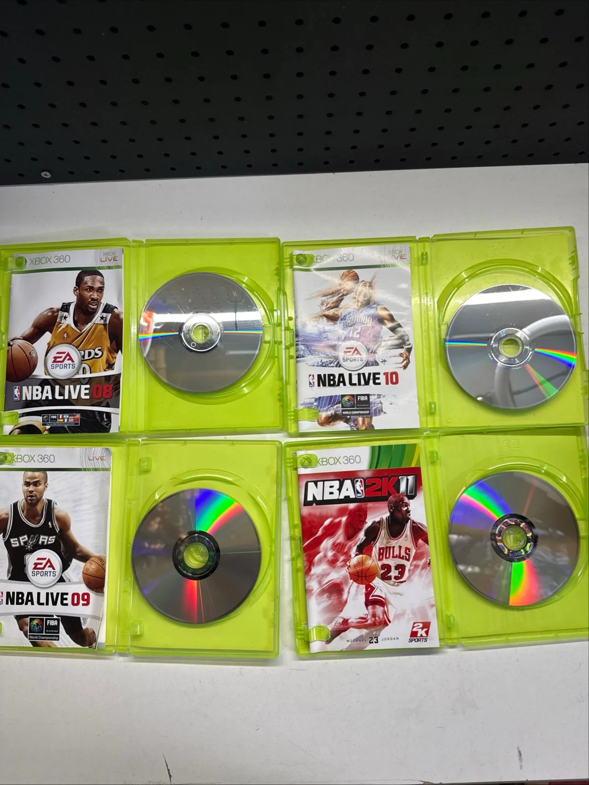 Xbox 360 NBA 2K 11,12,13,14,15 - NBA Live 08,09,10 All w' Manual 8x Game Bundle — photo 5