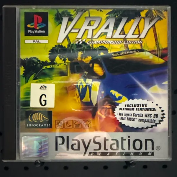 V-Rally 97 Championship Edition - PS1 PlayStation 1 Game PAL VGC