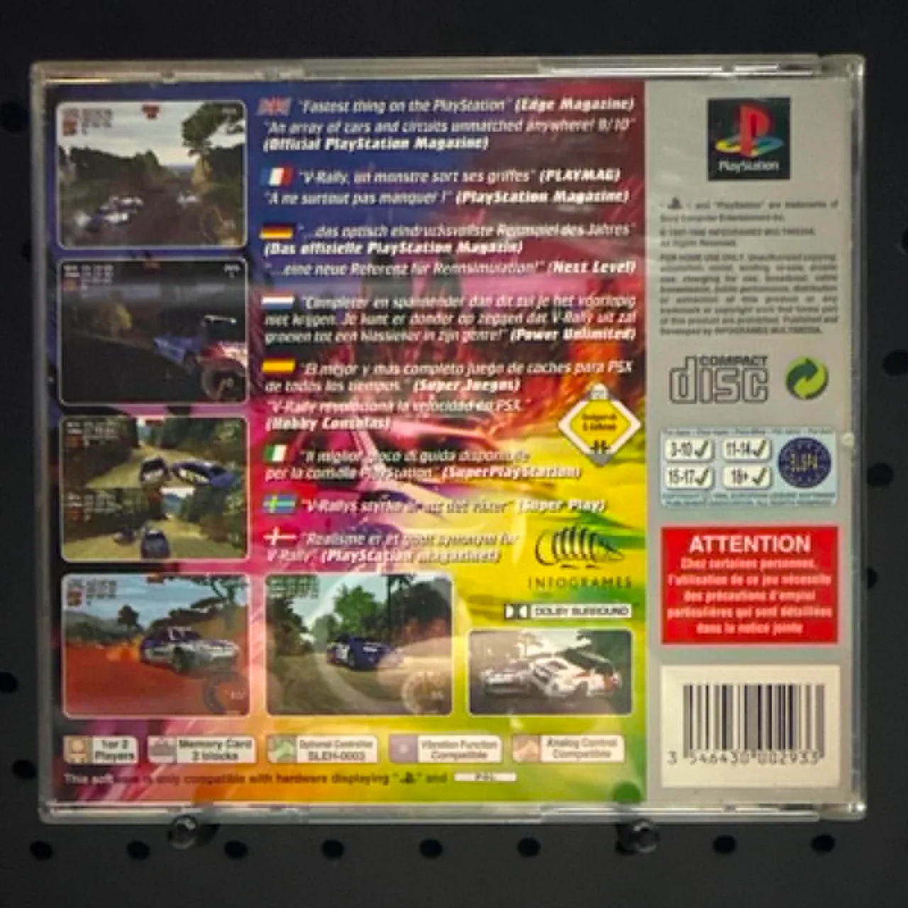 V-Rally 97 Championship Edition - PS1 PlayStation 1 Game PAL VGC — photo 2